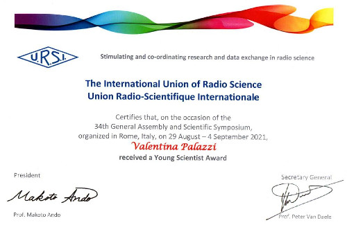 Premio “Young Scientist Award”